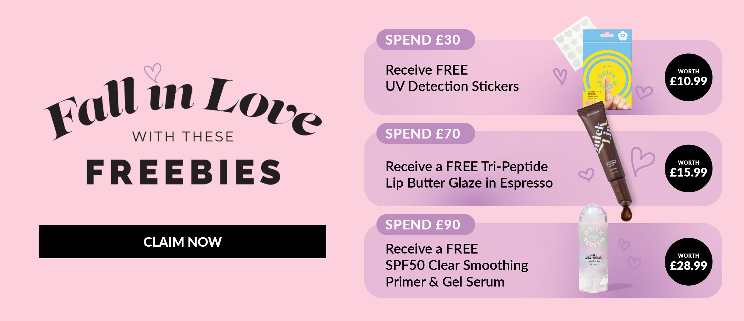 Fall in love with freebies