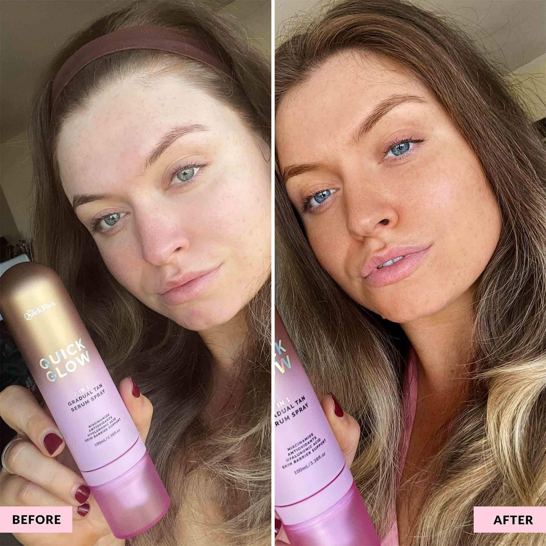 Gradual Tan Serum Spray - Quick Glow - Quick Flick UK