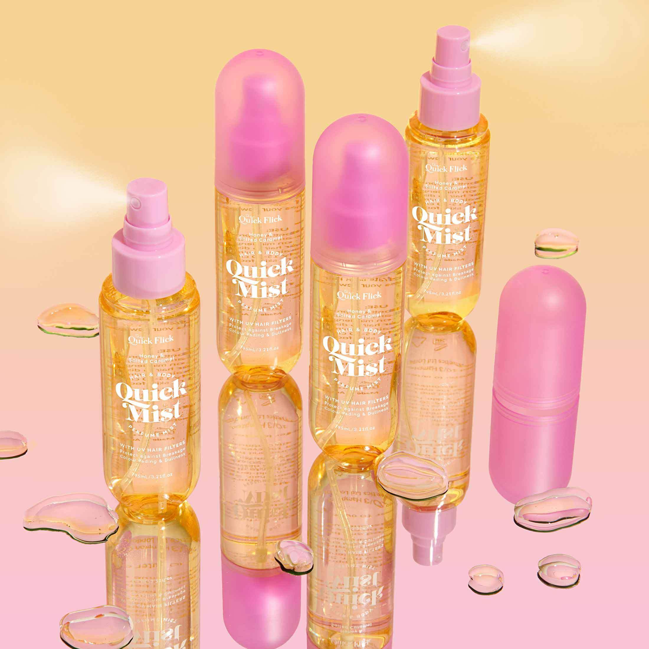 3 in 1 Hair & Body Perfume Mist with UV Hair Filters - Quick Mist - Quick Flick UK