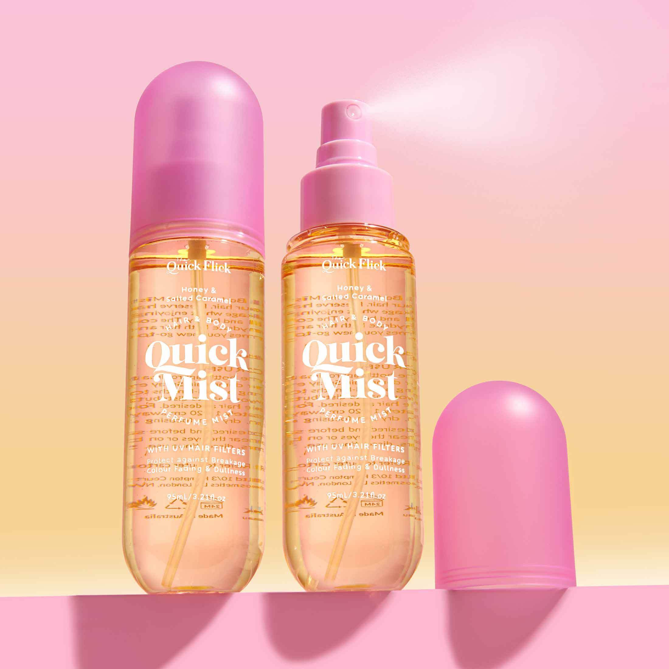 3 in 1 Hair & Body Perfume Mist with UV Hair Filters - Quick Mist - Quick Flick UK