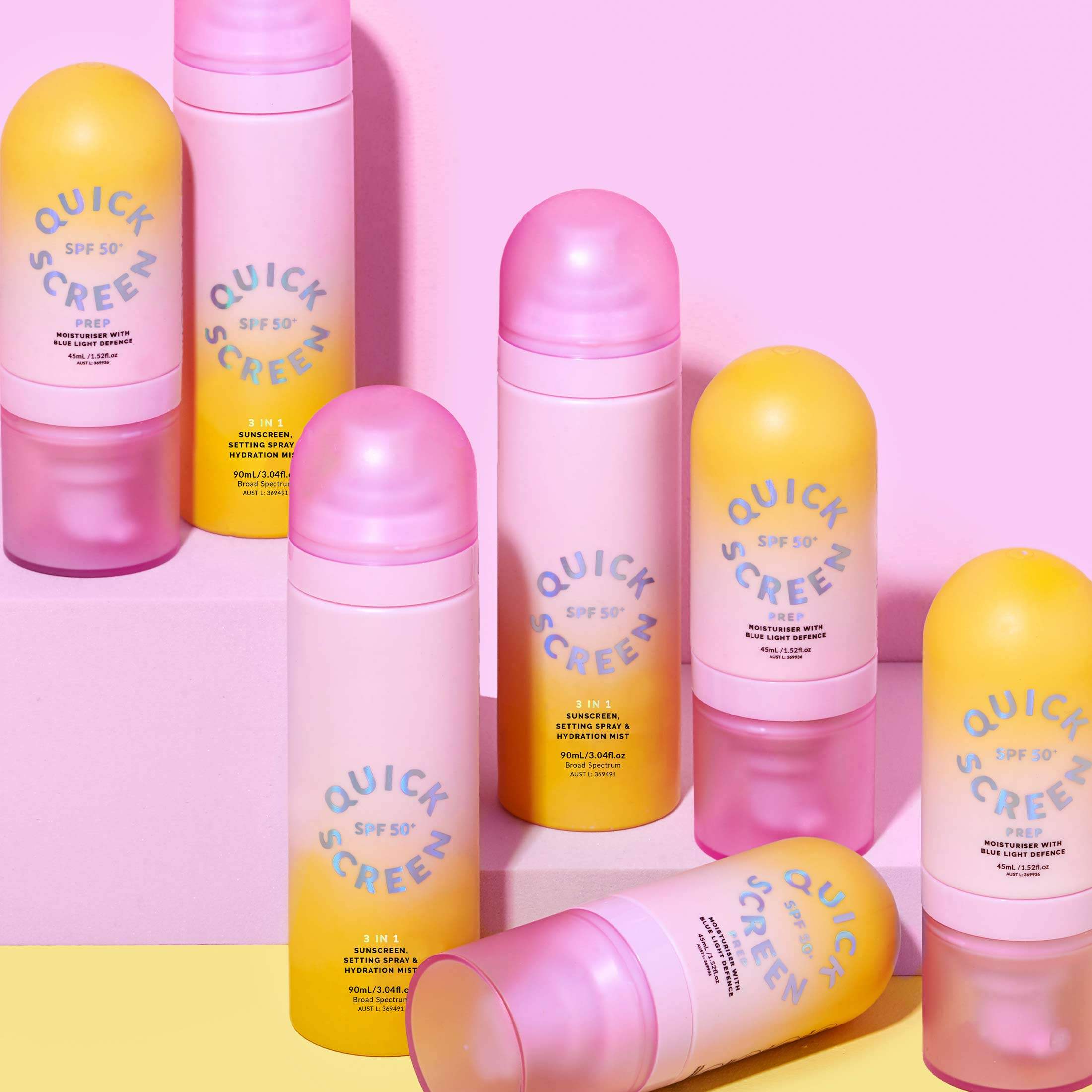 SPF 50+ Prep Moisturiser with Blue Light Defence - Quick Screen - Quick Flick UK