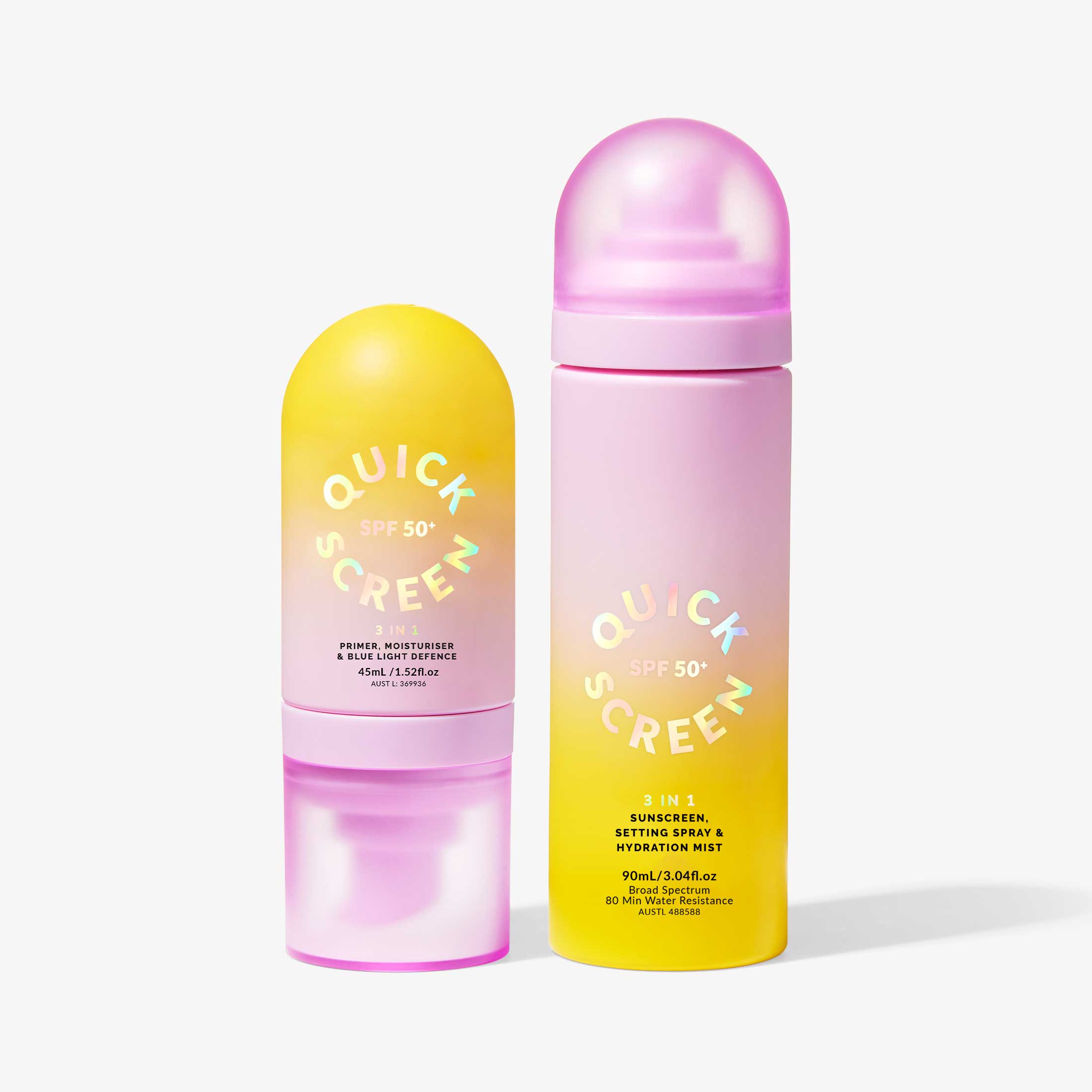 SPF 50+ Prep & Set Bundle - Quick Screen - Quick Flick UK