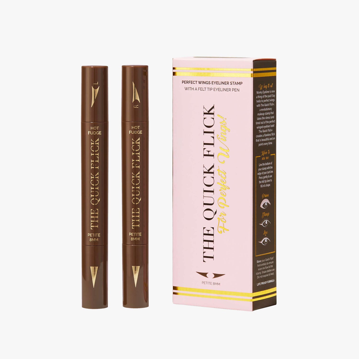 Eyeliner Stamp / 4 Sizes - Hot Fudge - The Quick Flick - Quick Flick UK