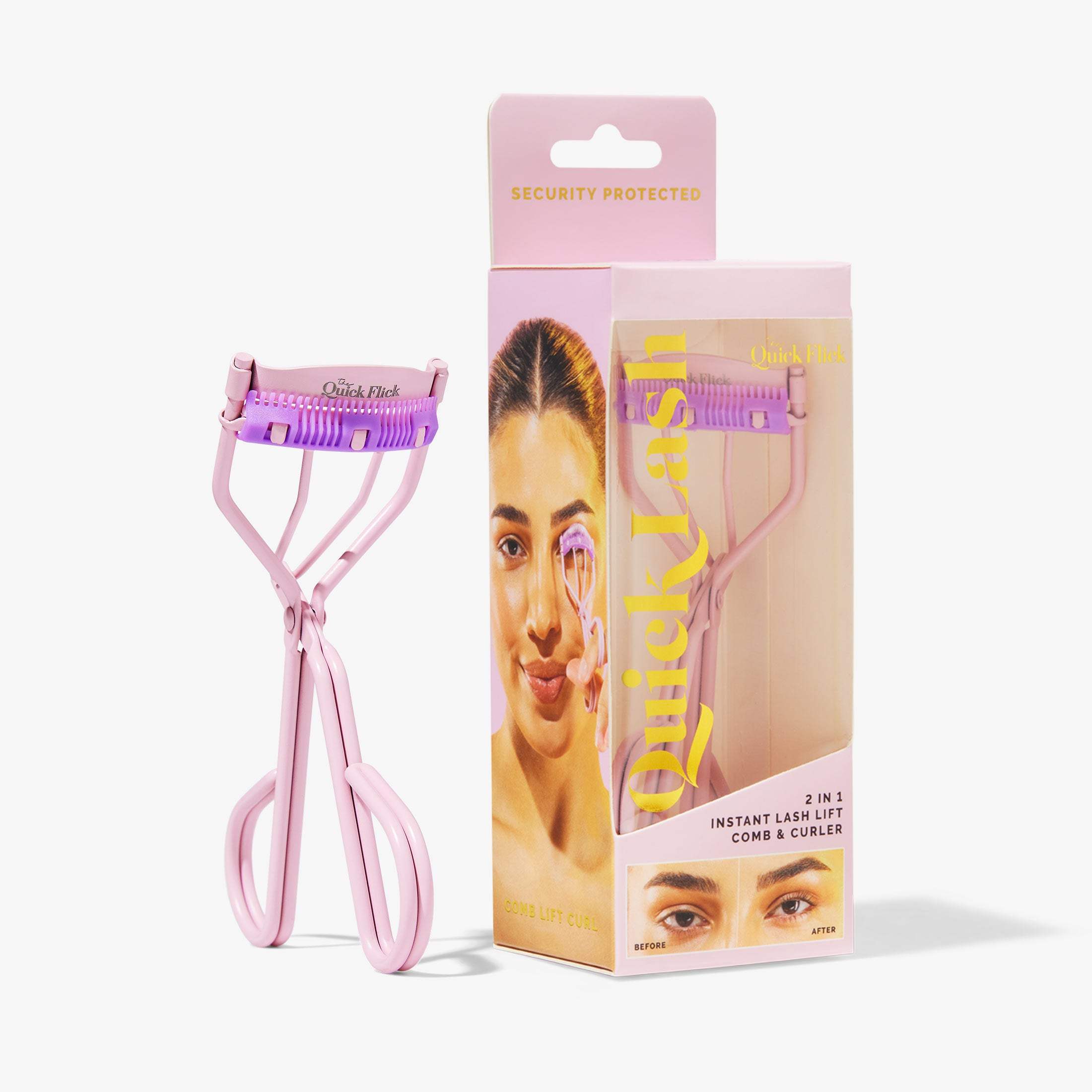 Instant Lash Lift Comb &amp; Curler - Eyelash Curlers - Quick Flick 