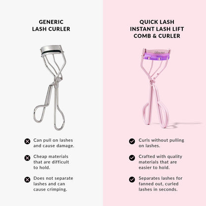 Instant Lash Lift Comb &amp; Curler - Eyelash Curlers - Quick Flick 