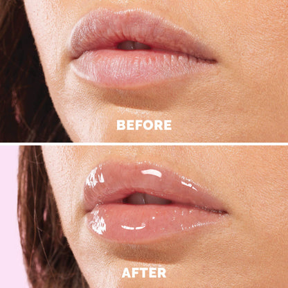 SPF50 3 in 1 Hydrate &amp; Plump Honey Lip Oil - Quick Screen - Quick Flick UK