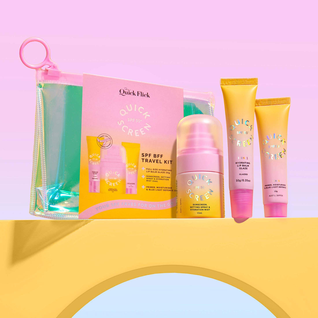 SPF 50+ BFF Travel Kit - - Quick Flick 