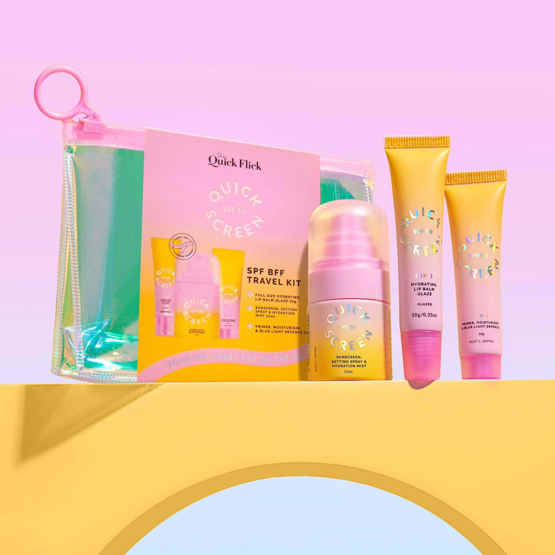 SPF 50+ BFF Travel Kit - - Quick Flick 