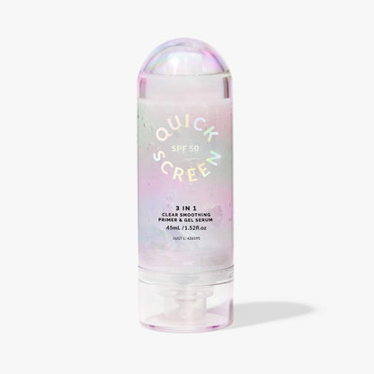 SPF50 Clear Smoothing Primer &amp; Gel Serum - Quick Screen - Quick Flick UK