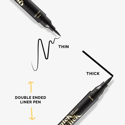 Dicker &amp;amp; dünner Duo-Eyeliner-Stift 